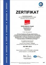 ISO Zertifikat Deutsch